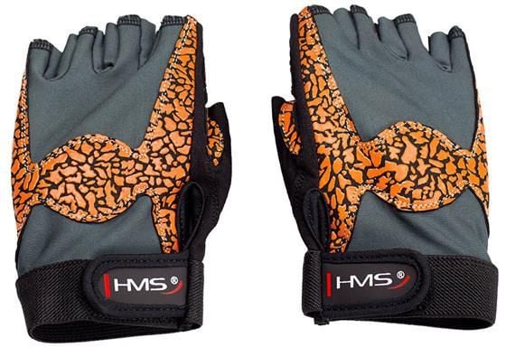 HMS Gym Gloves RST03 oranssinharmaa r. L (17-63-227)