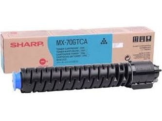 Sharp MX70GTCA - Cyan - tonerpåfylling - for Sharp MX-5500N, MX-6200N, MX-7000N