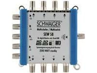 Schwaiger SEW58 531 SAT-monikontaktitulot (monikontaktitulot): 5 (4 sat/1 maa) Tilaajien määrä: 8 Valmiustila-toiminto (standby)