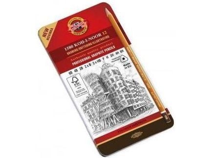 Koh I Noor Blyertspenna 1582/6B-6H (12st) (220995)