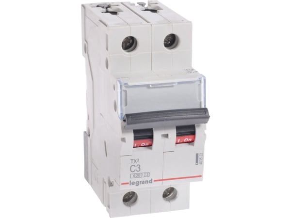 Legrand TX3, Pienoiskatkaisija, Tyyppi C, IP20, 240 - 415 V
