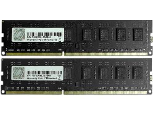 G.Skill NT Series - DDR3 - sett - 16 GB: 2 x 8 GB - DIMM 240-pin - 1600 MHz / PC3-12800 - CL11 - 1.5 V - ikke-bufret - ikke-ECC