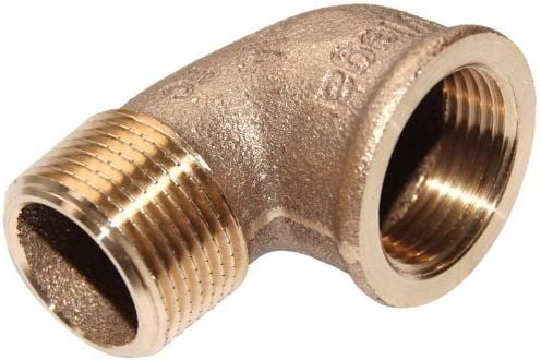 VIEGA Kulma 1/2" redware 90 asteen kanta/nippa