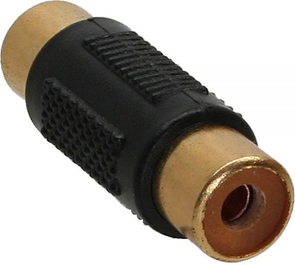 InLine 99315, Cinch female, RCA, Musta, Kulta