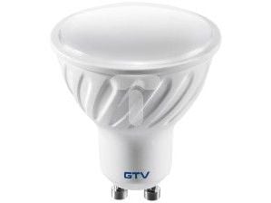 GTV LED-pære SMD 2835 nøytral hvit GU10 7,5W AC 220-240V 50-60Hz 120° 570lm 65mA (LD-PC7510-40)