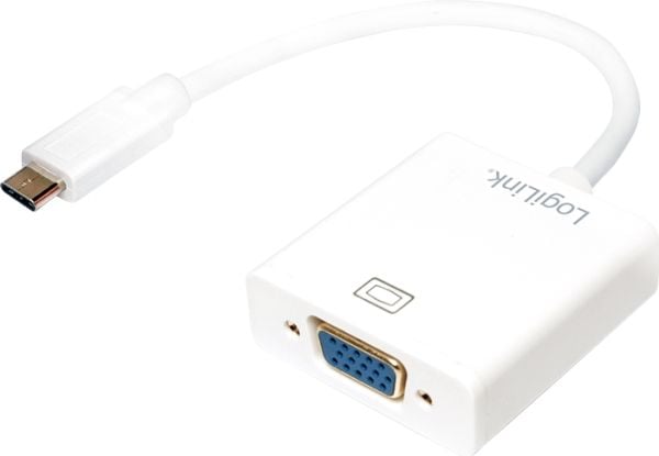 LogiLink - Ekstern videoadapter - USB-C - D-Sub