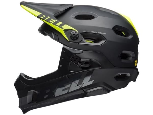 Bell sykkelhjelm Super Dh Mips matt gloss/black str. L (BEL-7088079)