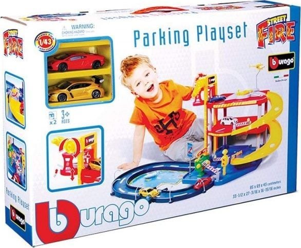 Bburago STREET FIRE PARKING LEKESETT
