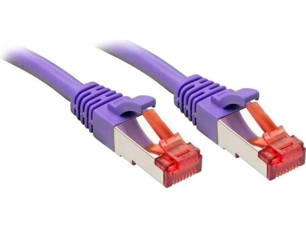 Lindy 47822, 1 m, Cat6, S/FTP (S-STP), RJ-45, RJ-45, Lilla