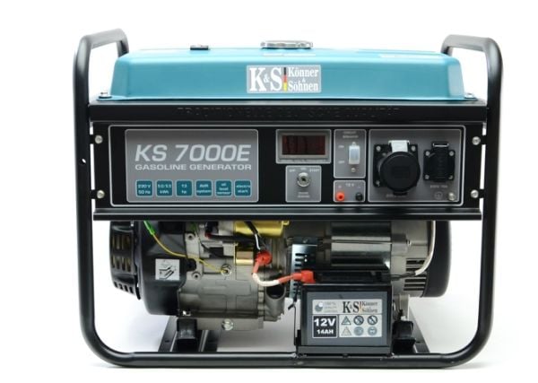 KÖNNER &amp; SÖHNEN GENZYNISK GENERATOR 5,0kW 230V KS 7000E, ELEKTRISK STARTNING