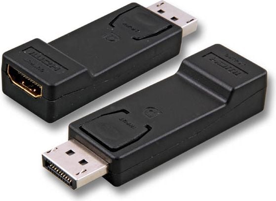 EFB Elektronik DisplayPort - HDMI, M/F, DisplayPort, HDMI, Sort