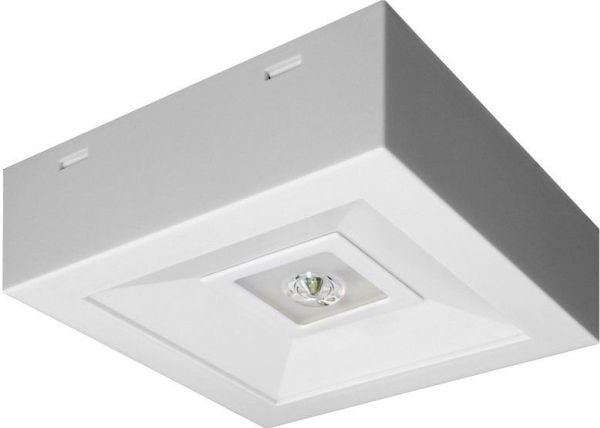 AWEX turvavalaisin LOVATO N LED 3W 370lm (opt. avoin) 3h yksitoiminen AT valkoinen LVNO/3W/BSE/AT/WH - LVNO/3W/BSE/AT/WH - LVNO/3W/BSE/AT/WH