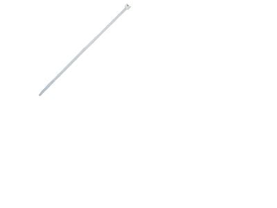 Fischer 37582, Stigeformet buntebånd, Nylon, Gjennomsiktig, -10 - 85 °C, 250 mm, 4,8 mm