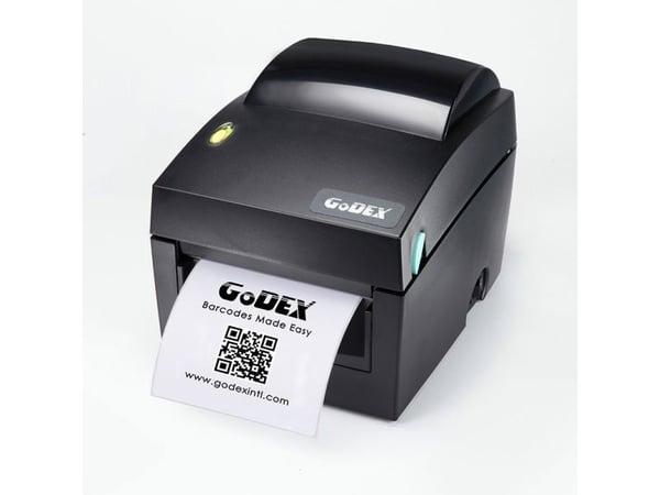 Godex DT4x, Direkte Termisk, 203 x 203 DPI, 177 mm/sek, Koblet med ledninger (ikke trådløs), Sort