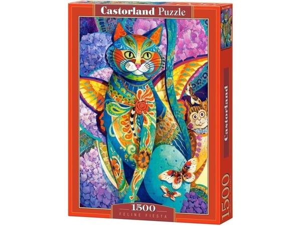 Castorland Feline fiesta 1500 pcs, 1500 stykker, Kunst, 9 år