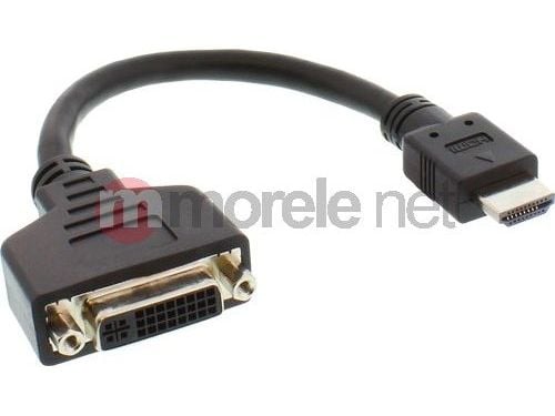 InLine 17670I, 0,2 m, HDMI tyyppi A (standardi), DVI-D, uros, naaras, kultainen