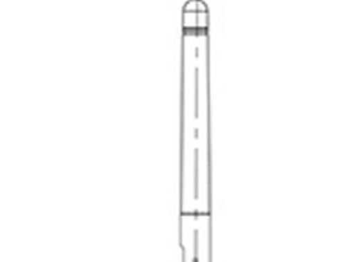Extreme Networks - Antenne - 2 dBi (for 5 GHz), 2,7 dBi (for 2,4 GHz) - rundtstrålende - innendørs - svart - for Zebra AP 621, AP 6521, AP 6522, AP...
