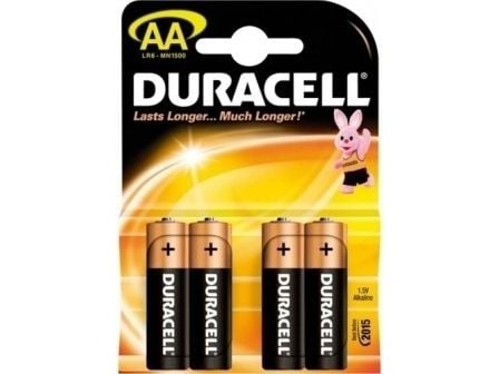 Duracell BASIC LR6, Kertakäyttöinen akku, LR06, Alkali, 1,5 V, 4 kpl