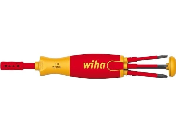 Wiha LiftUp electric 2831 - Screwdriver handle with bit set - 75 mm