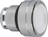 Schneider Electric ZB4, Nappi, Valkoinen, Universal LED, IP66, IK06, Luokka I