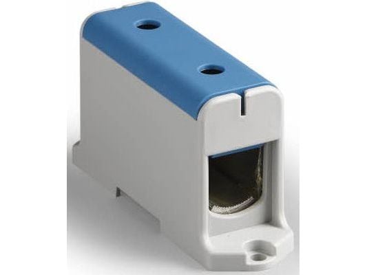ENSTO genomgångsklämma 35-240mm² skruvterminal blå enkel