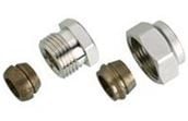Danfoss 013G4115, Kompresjonskobling, Kaldt-/varmtvannssystem, Nickel, 16 stang, 10 stang, 120 °C