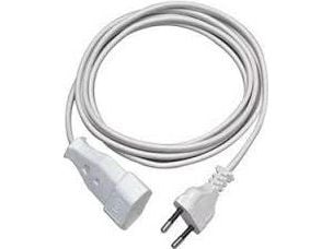 REV 00128016, 5 m, 250 V, 2,5 A, Valkoinen