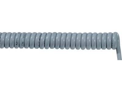 LAPP 70002722 Spiraalikaapeli ÖLFLEX® SPIRAL 400 P 1000 mm / 2500 mm 5 G 2,50 mm² Grå 1 stk