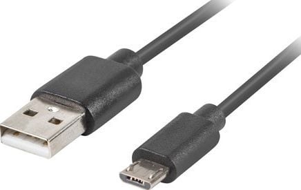 Lanberg - USB-kabel - USB (hane) till mikro-USB typ B (hane) - USB 2.0 - 1.8 m - svart
