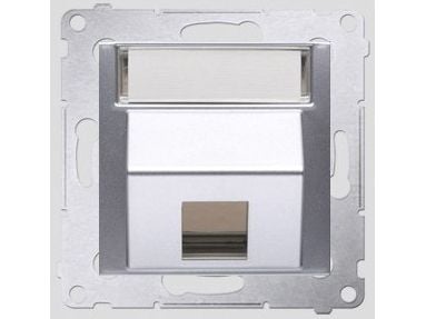Kontakt-Simon DKP1S.01/43, Sølv, Plast, IP20, 75 mm, 47 mm, 75 mm, 75 mm