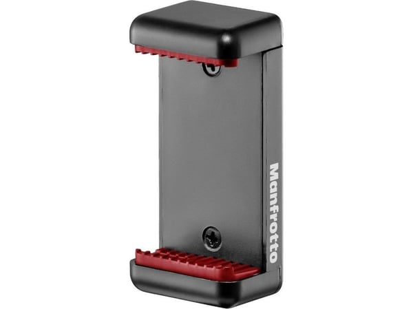 Manfrotto Universal Smartphone Clamp with ¼ thread connections - Holder for mobiltelefon - svart