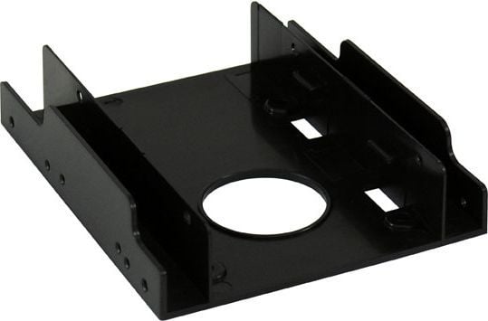 LC-Power LC-ADA-35-225, 2,5/3,5", Etupaneeli, Musta, Muovi, CE, 25 mm