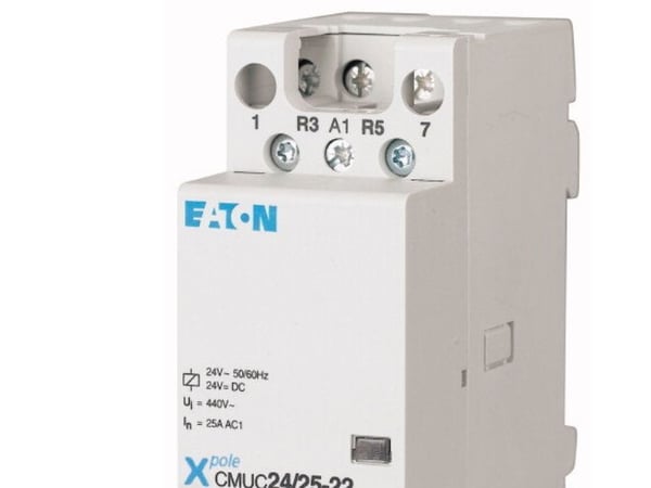 Eaton Modulaarinen kontaktori CMUC24/25-04 25A 0Z 4R 24V AC/DC 137404