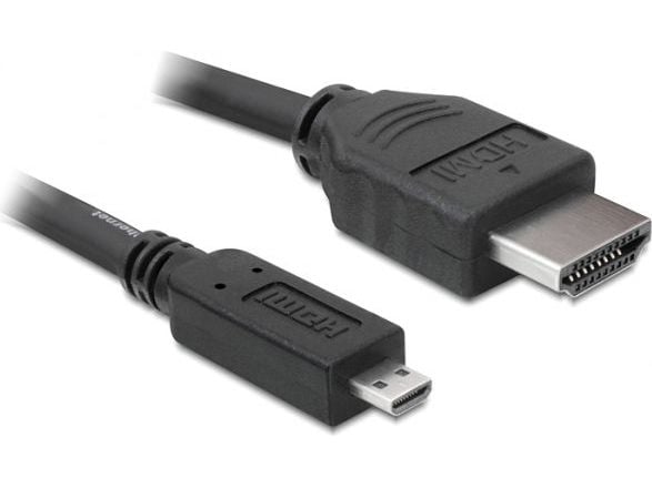 Delock - HDMI-kabel - HDMI han til 19 pins mikro HDMI Type D han - 3 m