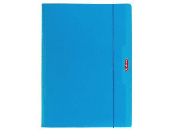 Herlitz A4-mappe med strikk blå Color Blocking (174044)