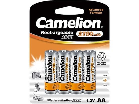 Camelion NH-AA2300BP4, Oppladbart batteri, AA, Nikkelmetallhydrid (NiMH), 1,2 V, 4 stykker, 2300 mAh