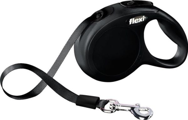 Flexi New Classic Leash automaattinen hihna XS 3m musta
