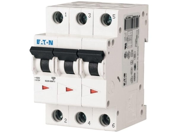 Eaton 278867 FAZ-C6/3 Ledningssikkerhedsafbryder 6 A 400 V/AC