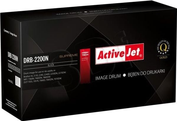 Activejet DRB-2200N, Yhteensopiva, Brother, Brother HL: 2130, 2132, 2220, 2230, 2240, 2240D, 2242D, 2250DN, 2270DW, 2280D. Brother DCP: 7060D,..., ...