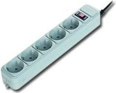 Gembird SPG3-B-6C PURE POWER - Strømstødsbeskytter - AC 250 V - output-stikforbindelser: 5 - 1.8 m ledning - Tyskland