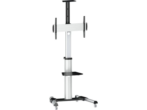 LogiLink BP0025, Multimediavogn, Hvit, Flatskjerm, 50 kg, 200 x 200,300 x 300,400 x 200,400 x 400,600 x 400, 5 - 12°