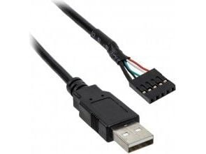 Aqua Computer 53210, 2 m, USB A, Sort