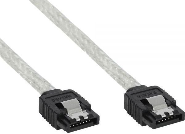 InLine 27305R, 0,5 m, SATA I, Läpinäkyvä, 18 g, 100 mm, 140 mm