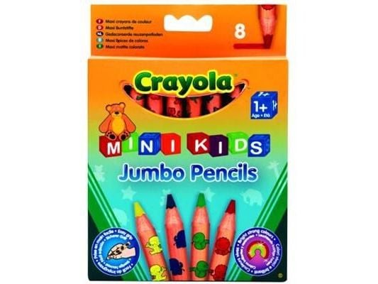 Crayola 3678, Pehmeä, Multi, 8 kpl