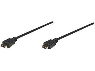 Manhattan 306126, 3 m, HDMI Type A (Standard), HDMI Type A (Standard), 3D, 10,2 Gbit/sek., Svart