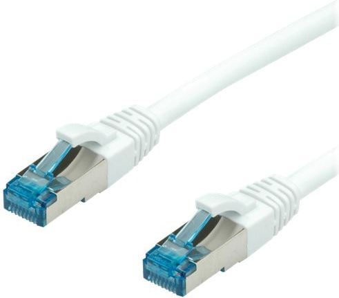 VALUE 1m S/FTP Cat.6a, 1 m, Cat6a, S/FTP (S-STP), RJ-45, RJ-45, Hvit