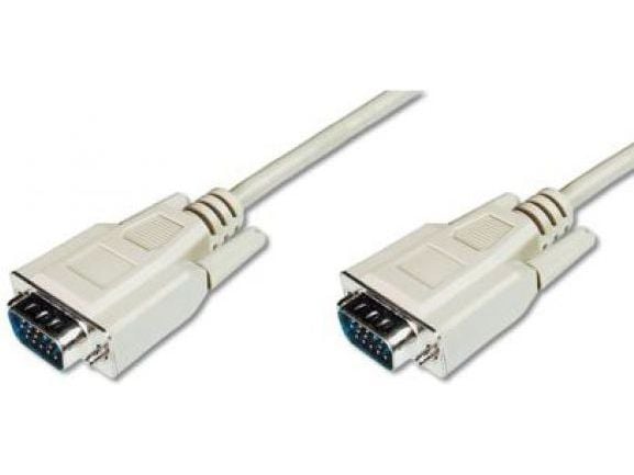 ASSMANN - VGA-kabel - HD-15 (VGA) (hann) til HD-15 (VGA) (hann) - 1.8 m - formstøpt - beige