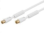 Microconnect COAX010WHQ, 10 m, Koaksiaalinen, Koaksiaalinen, Valkoinen