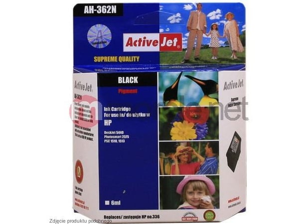 Activejet AH-364BCX, Høyt (XL) utbytte, Pigmentbasert blekk, 20 ml, 1 stykker, Enkeltpakke