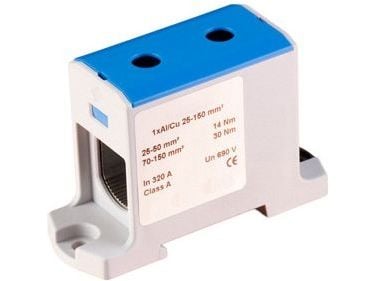EM Group skenskarv 1-polig 25-150mm2 blå EURO (606150 BL)